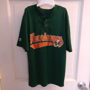 Miami Hurricanes Holloway   Youth Small   Ball Park Jersey  #3 Dry-Excel Tagless
